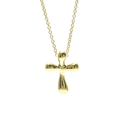 Tiffany Cross Pendant · 18K Yellow Gold