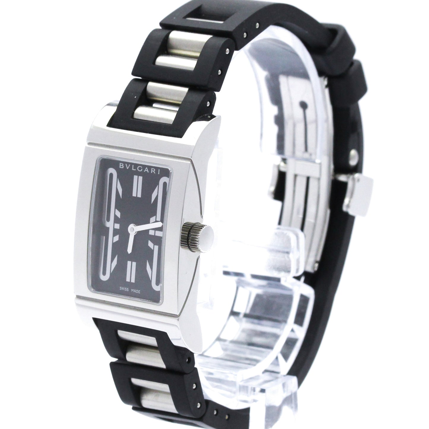 Bvlgari Rettangolo · Steel · Quartz