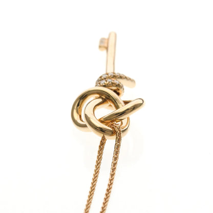 Tiffany Knot Key · 18K White Gold · Diamond