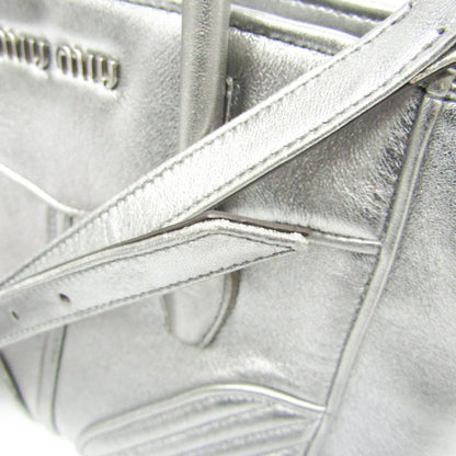 Miu Miu Nappa Biker · Metallic Leather