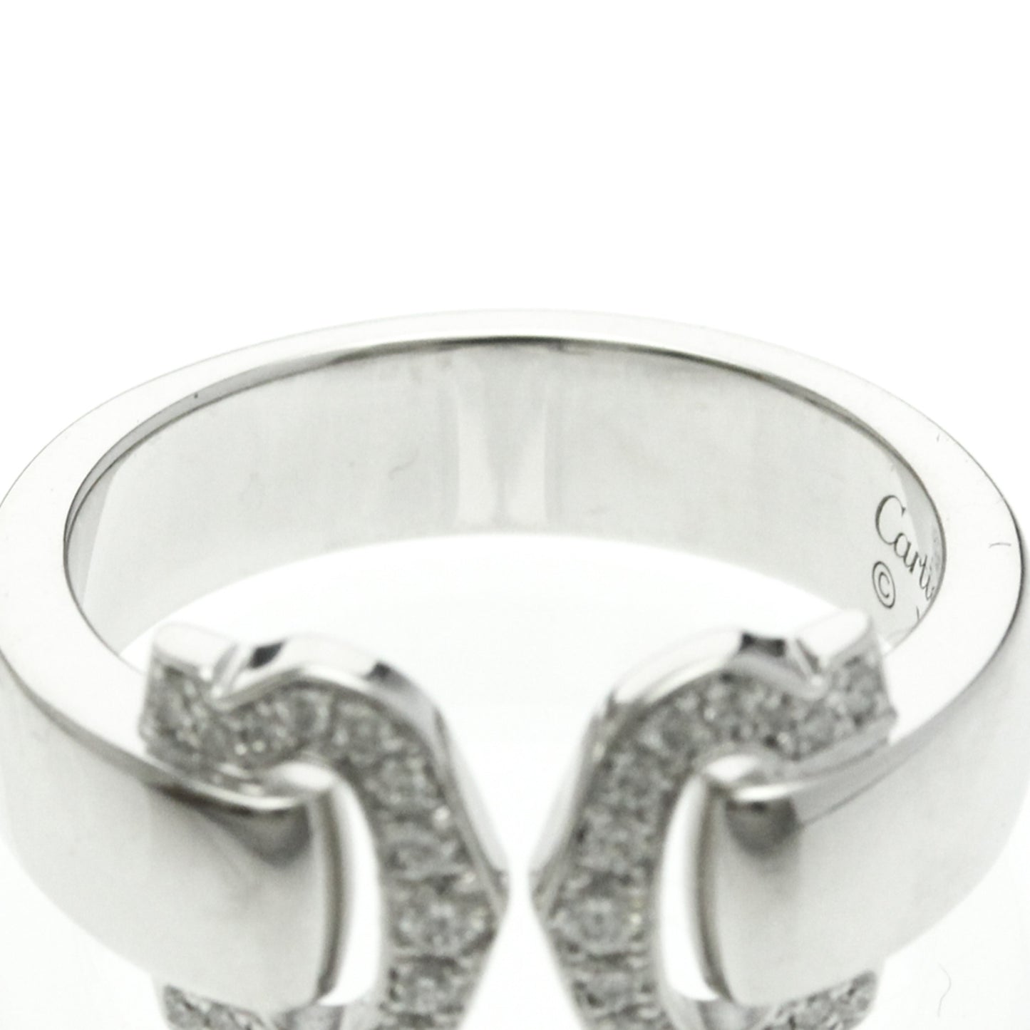 Cartier 2C Boucle · Diamond · 18K White Gold