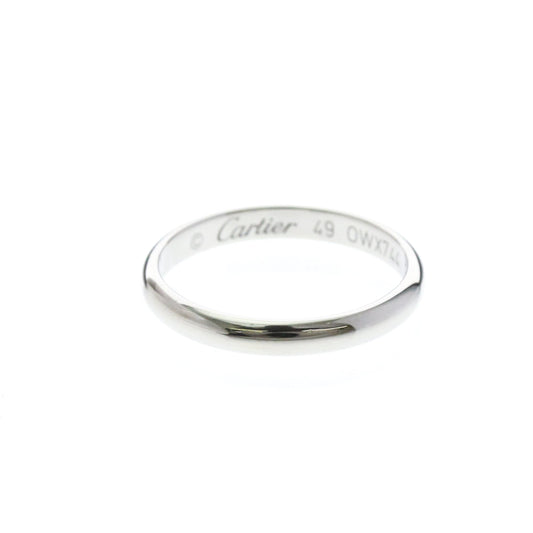 Cartier Wedding Band · Platinum · Size 4.75 (EU 51.88)