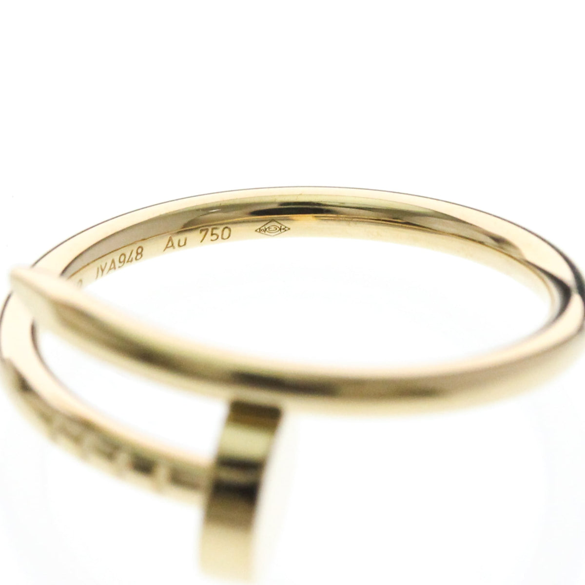 Cartier Juste un Clou · 18K Yellow Gold · Size 4.75 (EU 51.88)