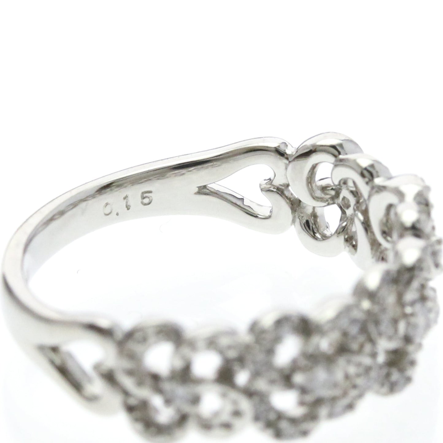 Vendome Aoyama Diamond · Platinum Band Ring
