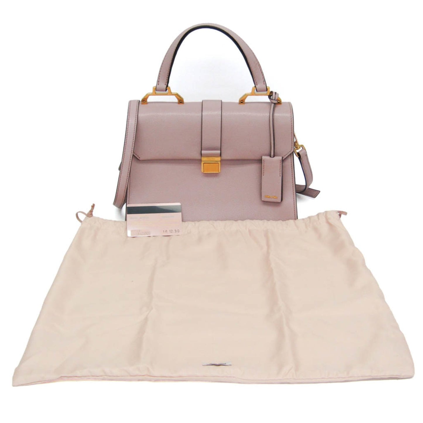 Miu Miu Madras · Leather