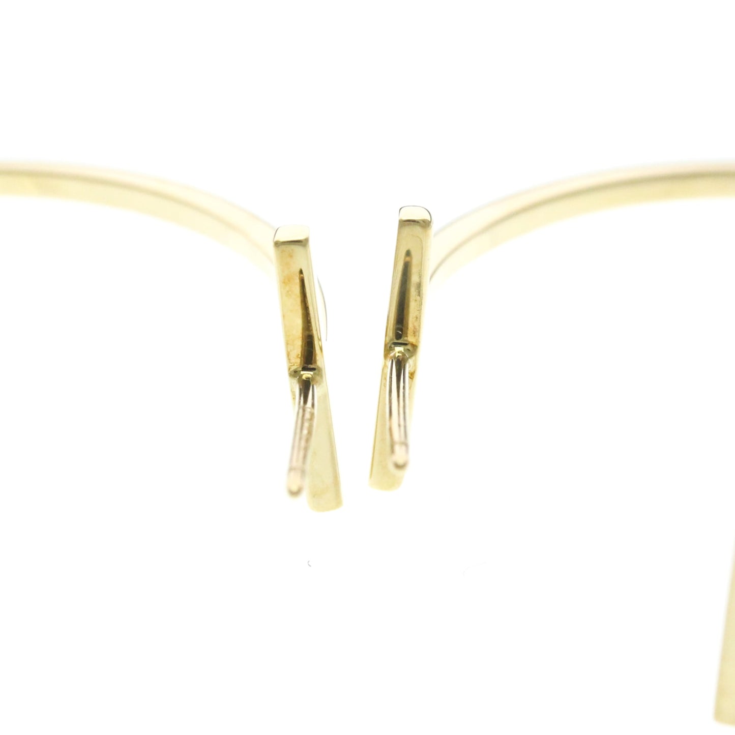 Tiffany T Wire · Hoops · 18K Yellow Gold