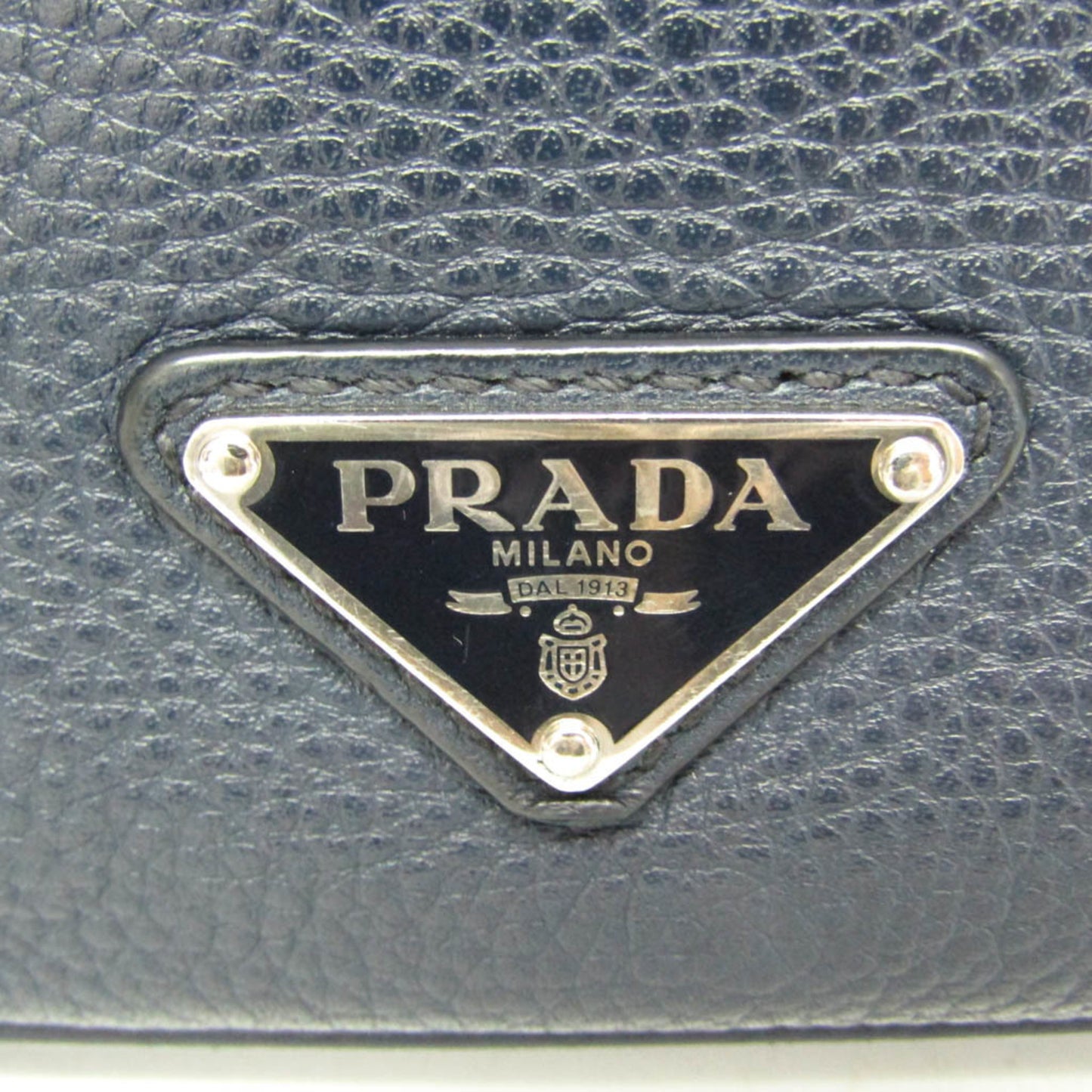Prada Leather Messenger · Push Lock