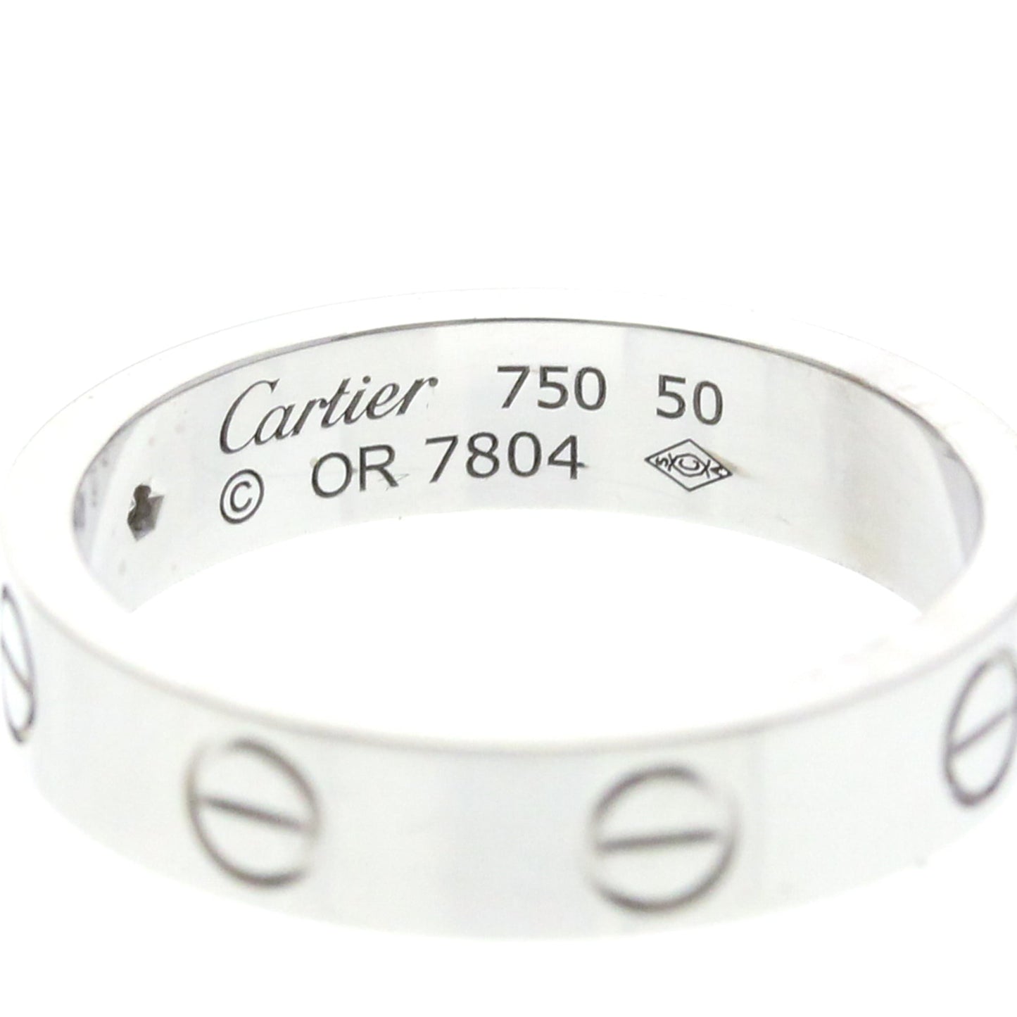 Cartier Mini Love · 18K White Gold · Diamond