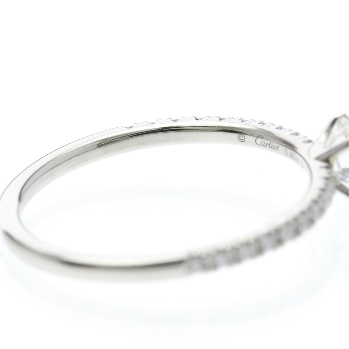 Cartier Etincelle · Platinum · Diamond · Size 5.25 (EU 53.13)