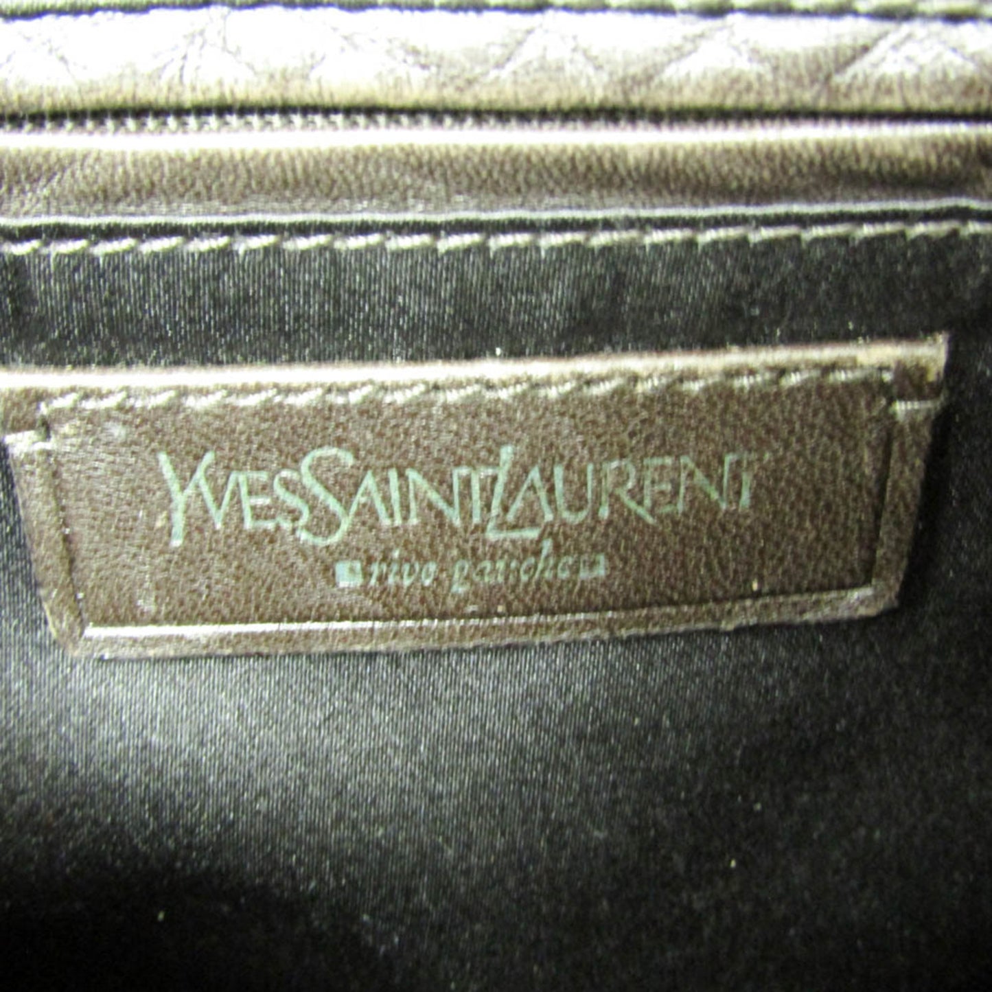 Yves Saint Laurent Rive Gauche · Leather
