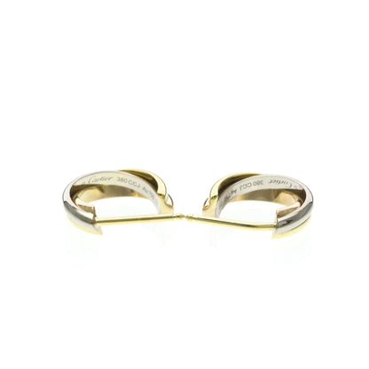 Cartier Trinity · Tri-Gold Hoop Earrings