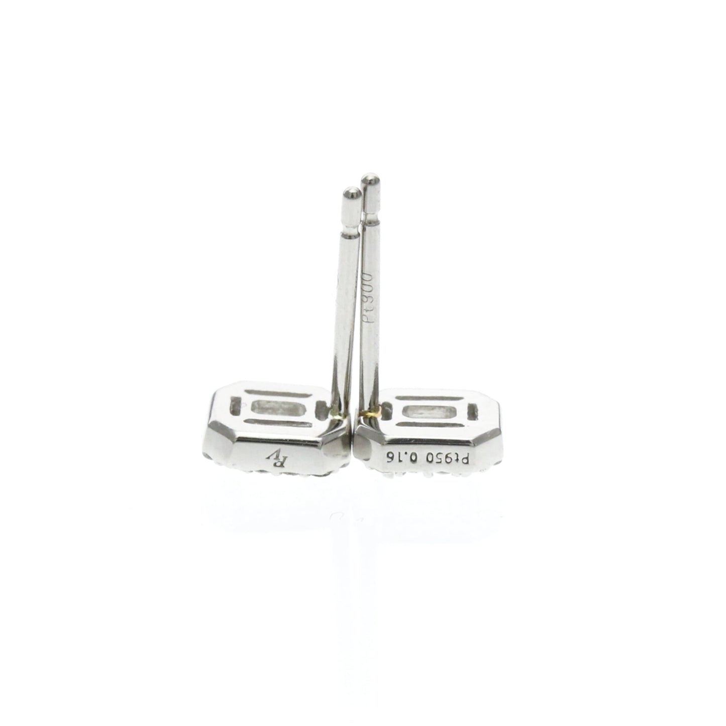 Ponte Vecchio Square Diamond · Platinum