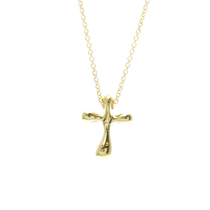 Tiffany Cross Pendant · 18K Yellow Gold