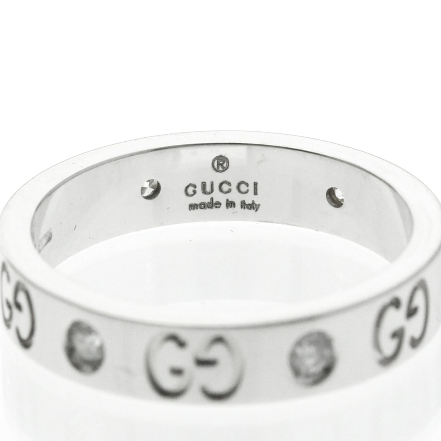 Gucci Icon · Diamond · 18K White Gold