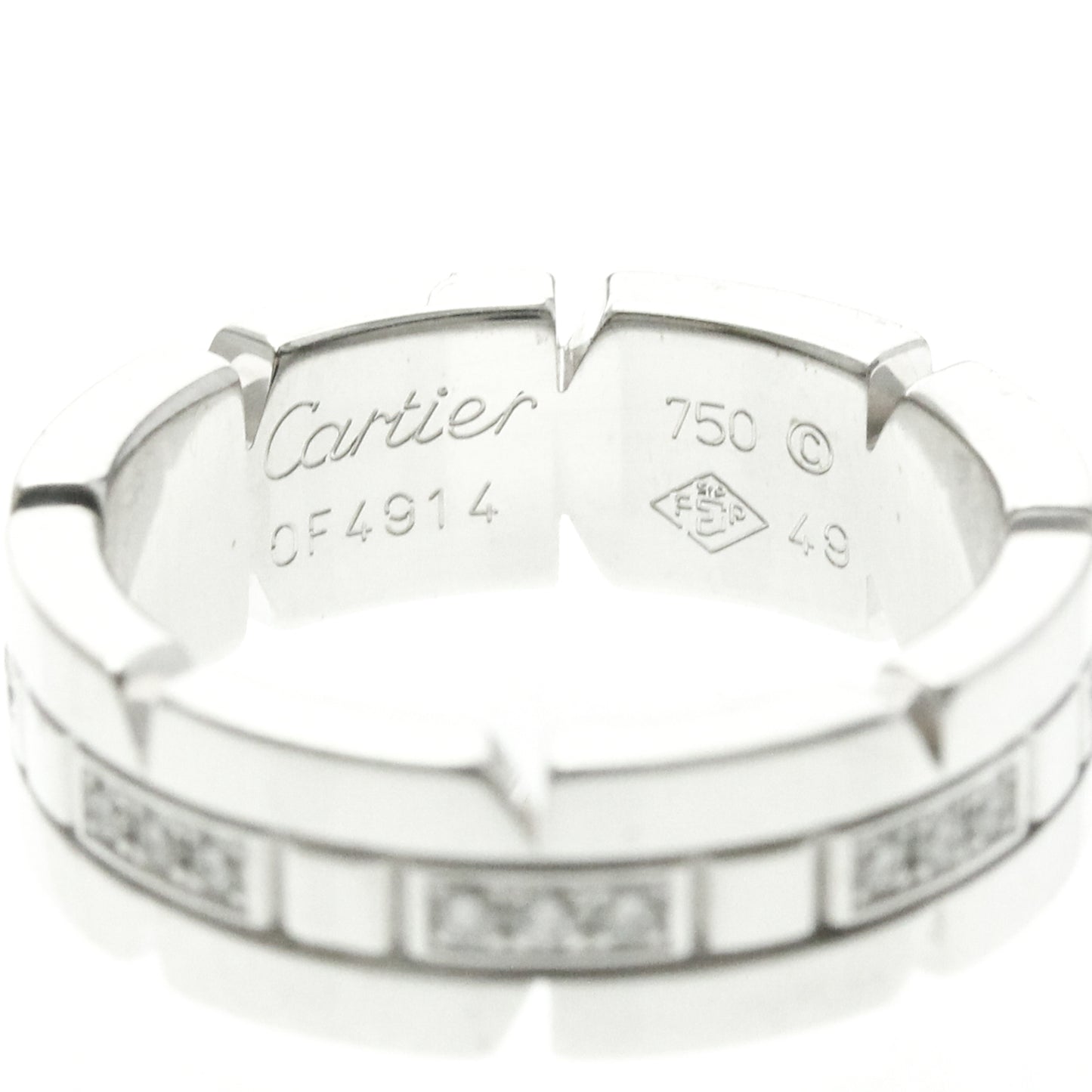 Cartier Tank Française · 18K White Gold · Diamond