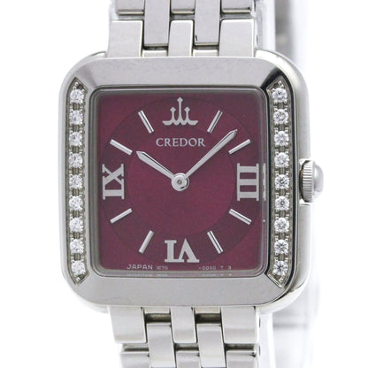Seiko Credor Signo · Diamond · Steel · Quartz