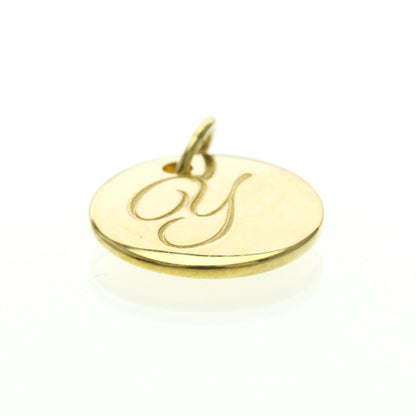 Tiffany Notes Letter Y · Rose Gold