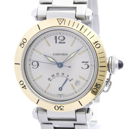 Cartier Pasha 38 · 18K Yellow Gold · Steel