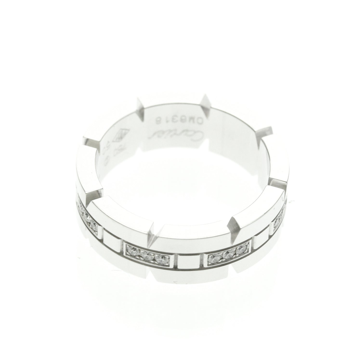 Cartier Tank Française · 18K White Gold · Diamond