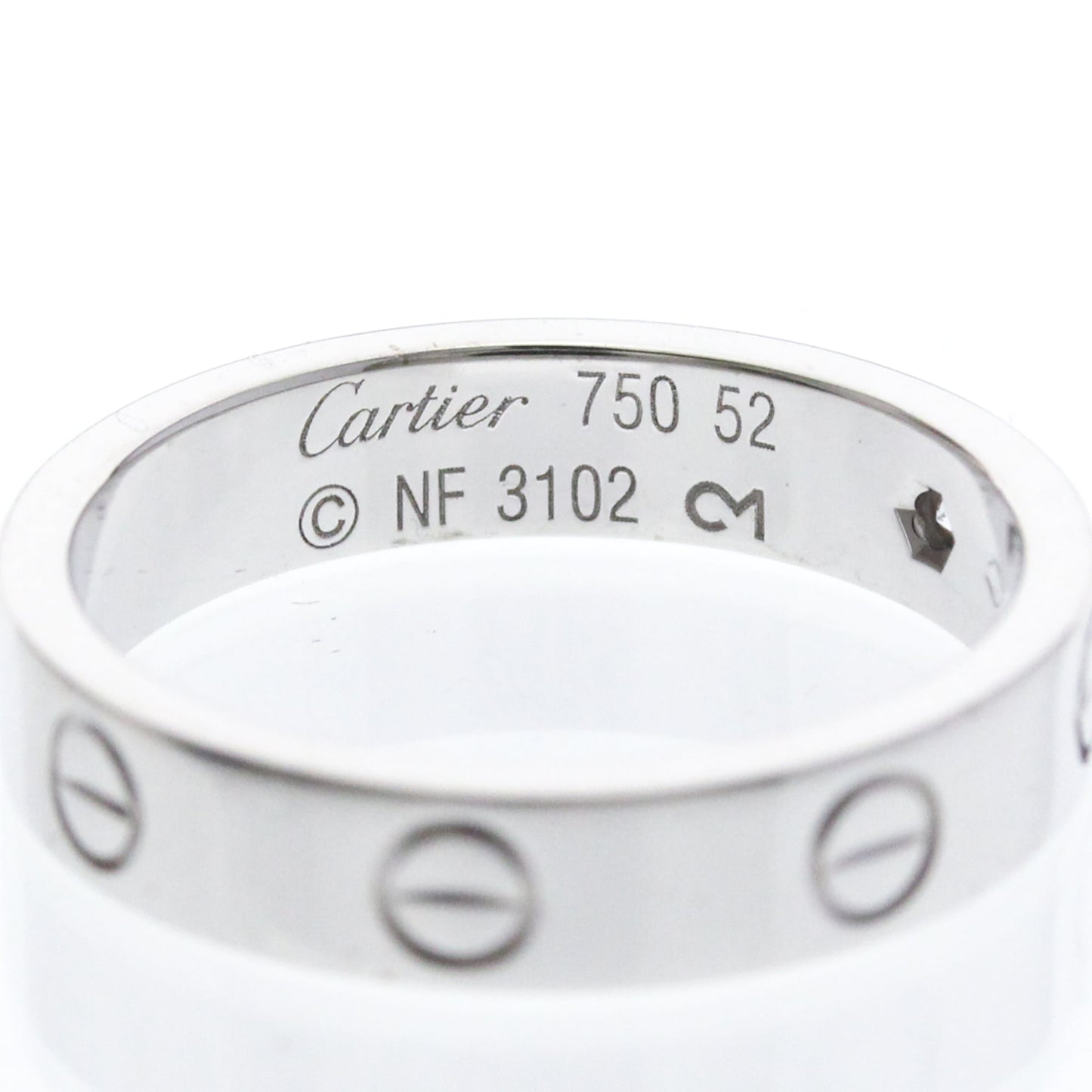 Cartier Mini Love · 18K White Gold · Diamond