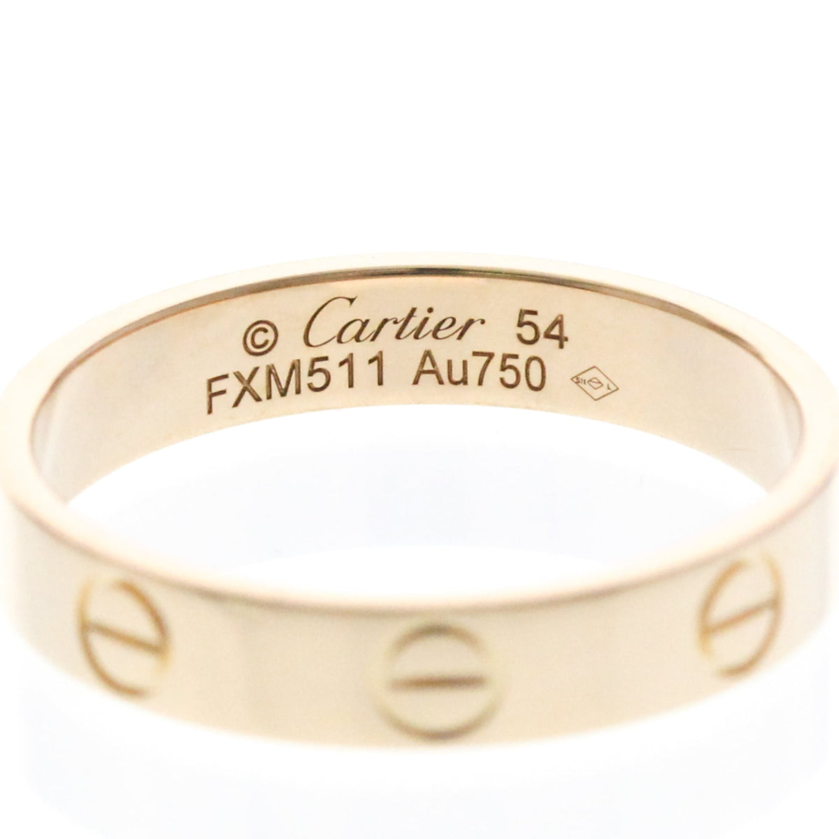 Cartier Mini Love · Rose Gold · Size 6.75 (EU 56.88)