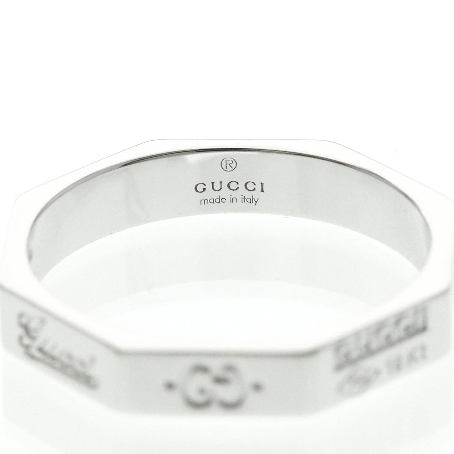 Gucci Octagonal · 18K White Gold