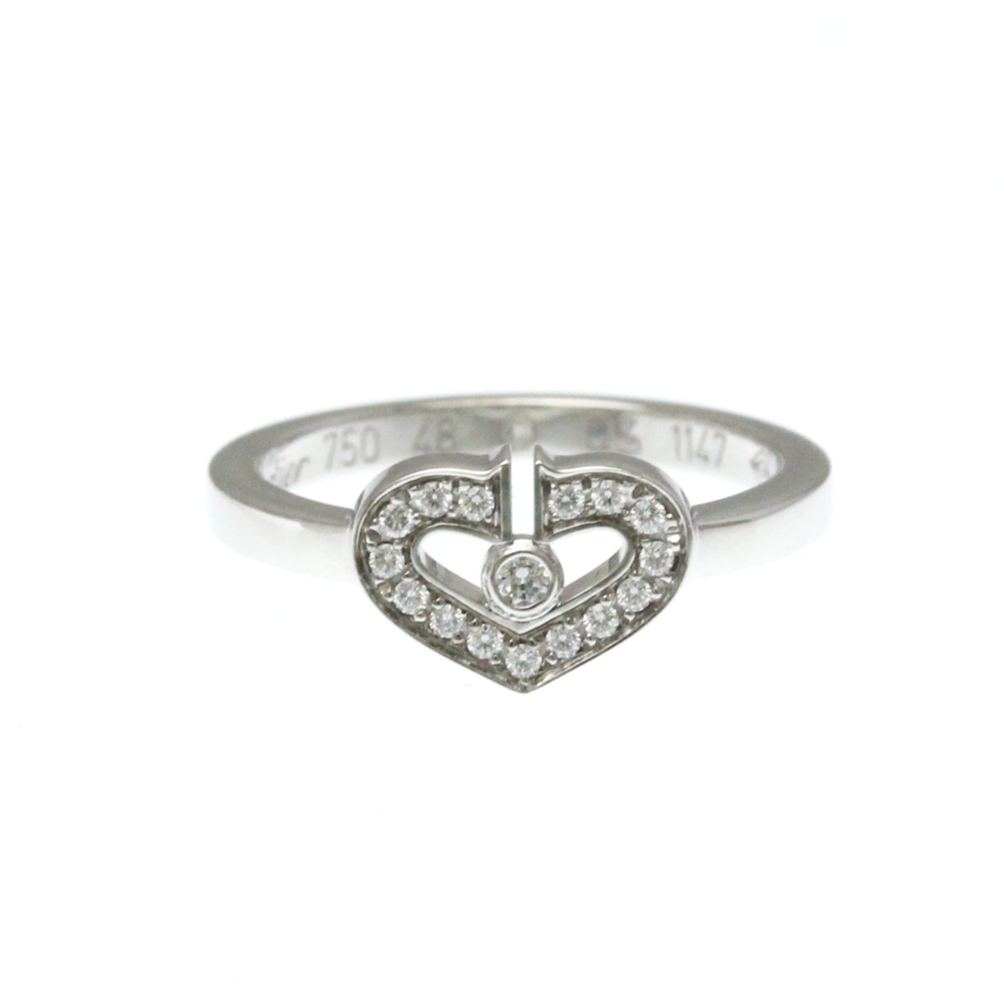 Cartier C Heart · Diamond · 18K White Gold