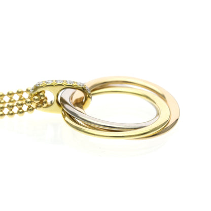 Cartier Trinity · Diamond Necklace · Tri-Gold