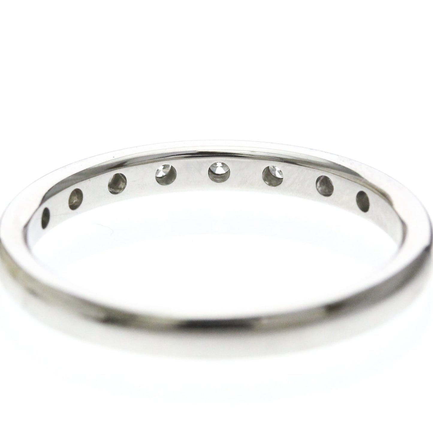 Tiffany Stacking Band · Platinum · 8 Diamonds