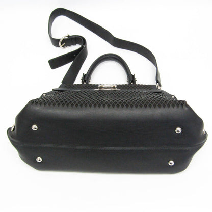 Salvatore Ferragamo Gancini · Punching Leather