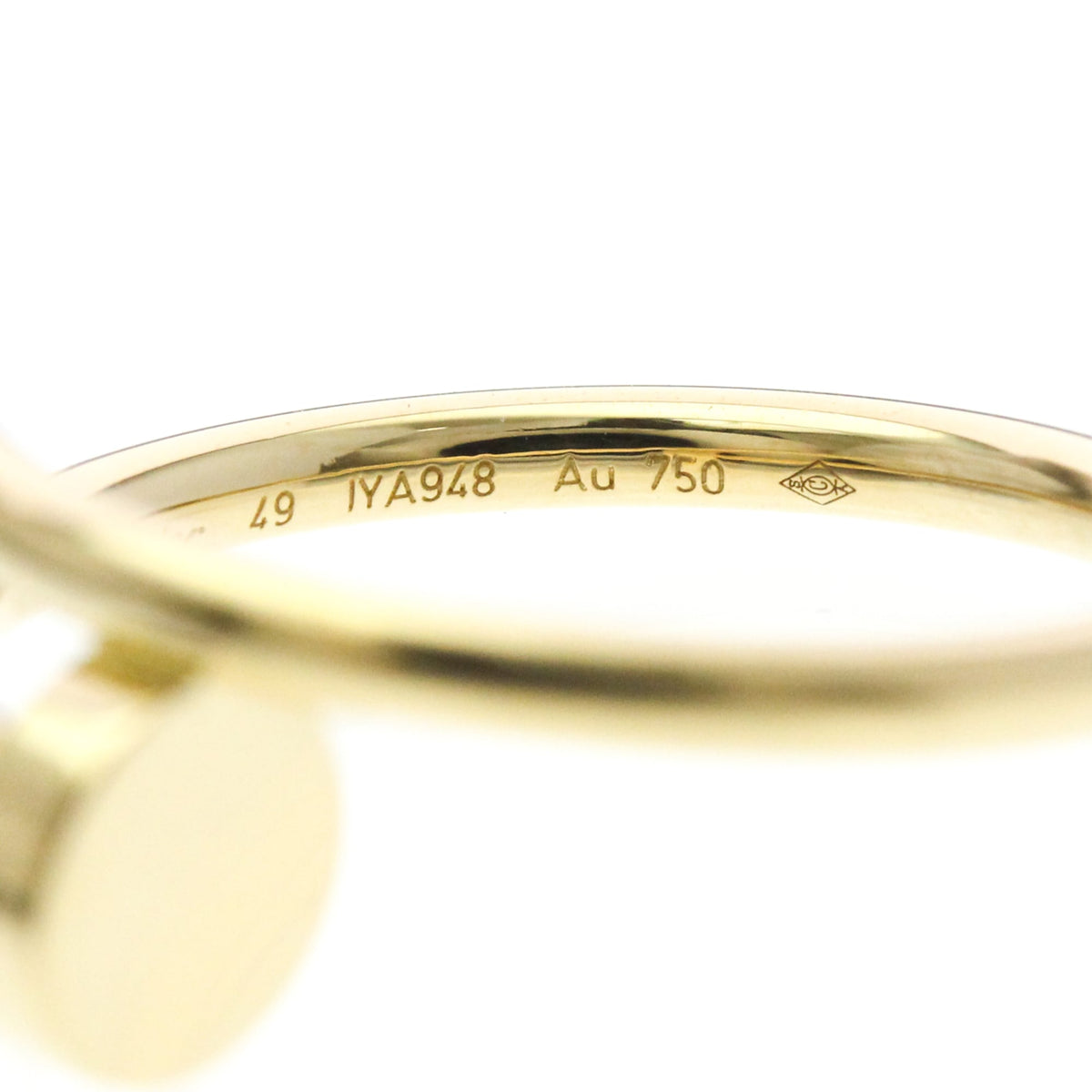 Cartier Juste un Clou · 18K Yellow Gold · Size 4.75 (EU 51.88)