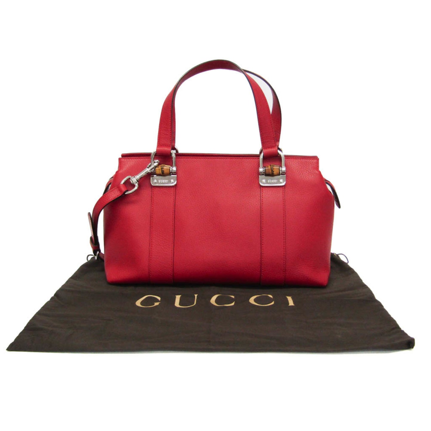Gucci Bamboo · Leather Shoulder Bag
