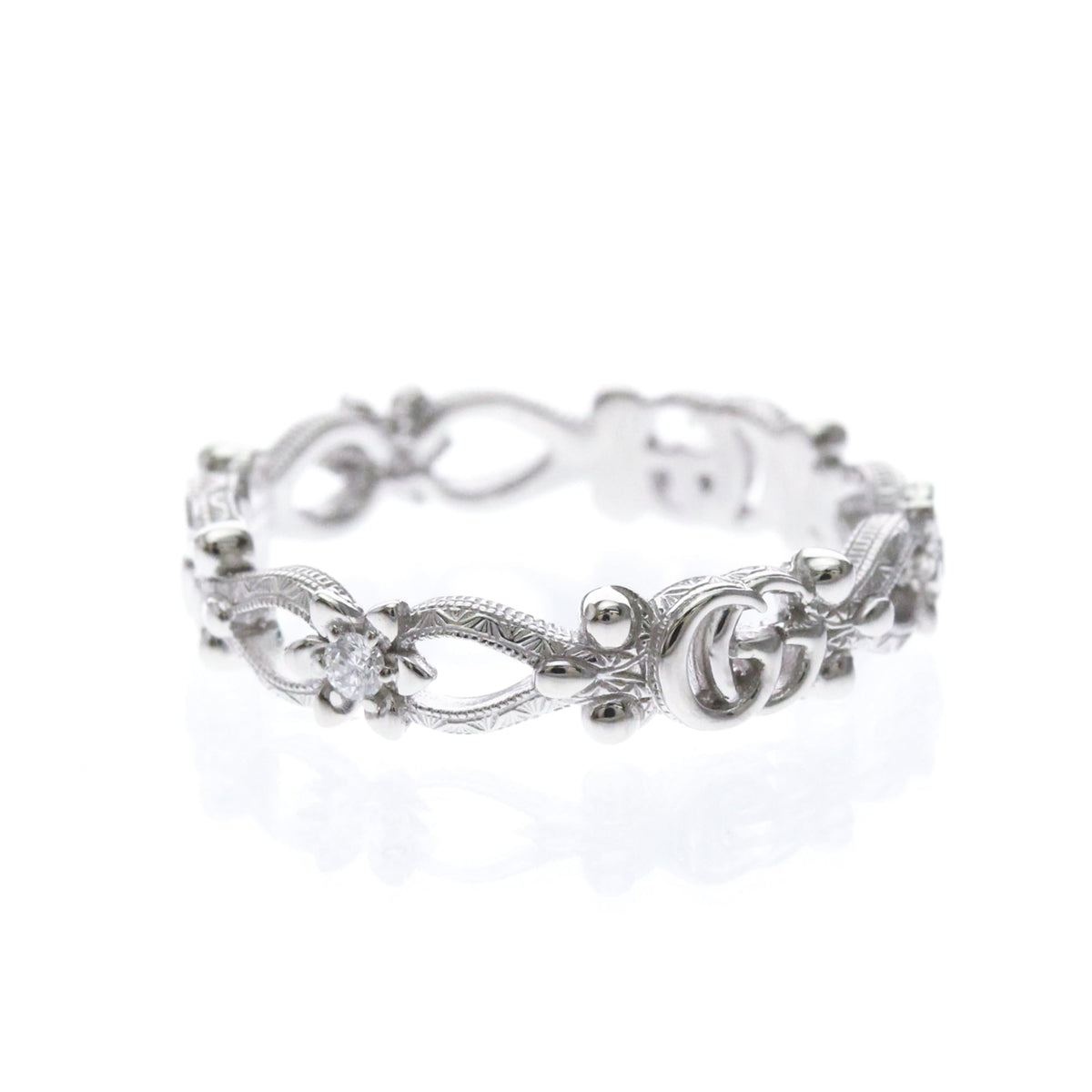 Gucci Flora Diamond · 18K White Gold