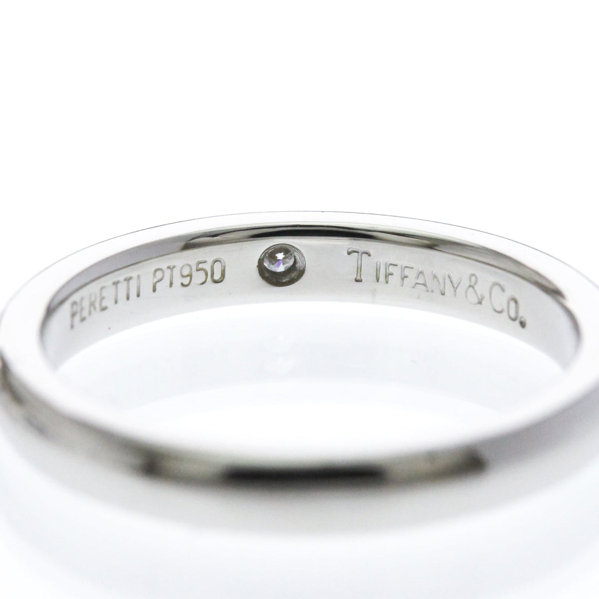 Tiffany Diamond Wedding Band · Platinum