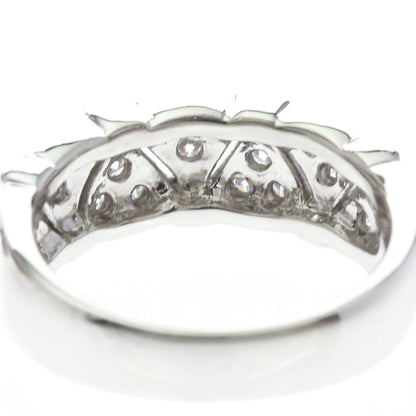 Mikimoto Diamond · Platinum950 · Band Ring · Size 6 (EU 55)