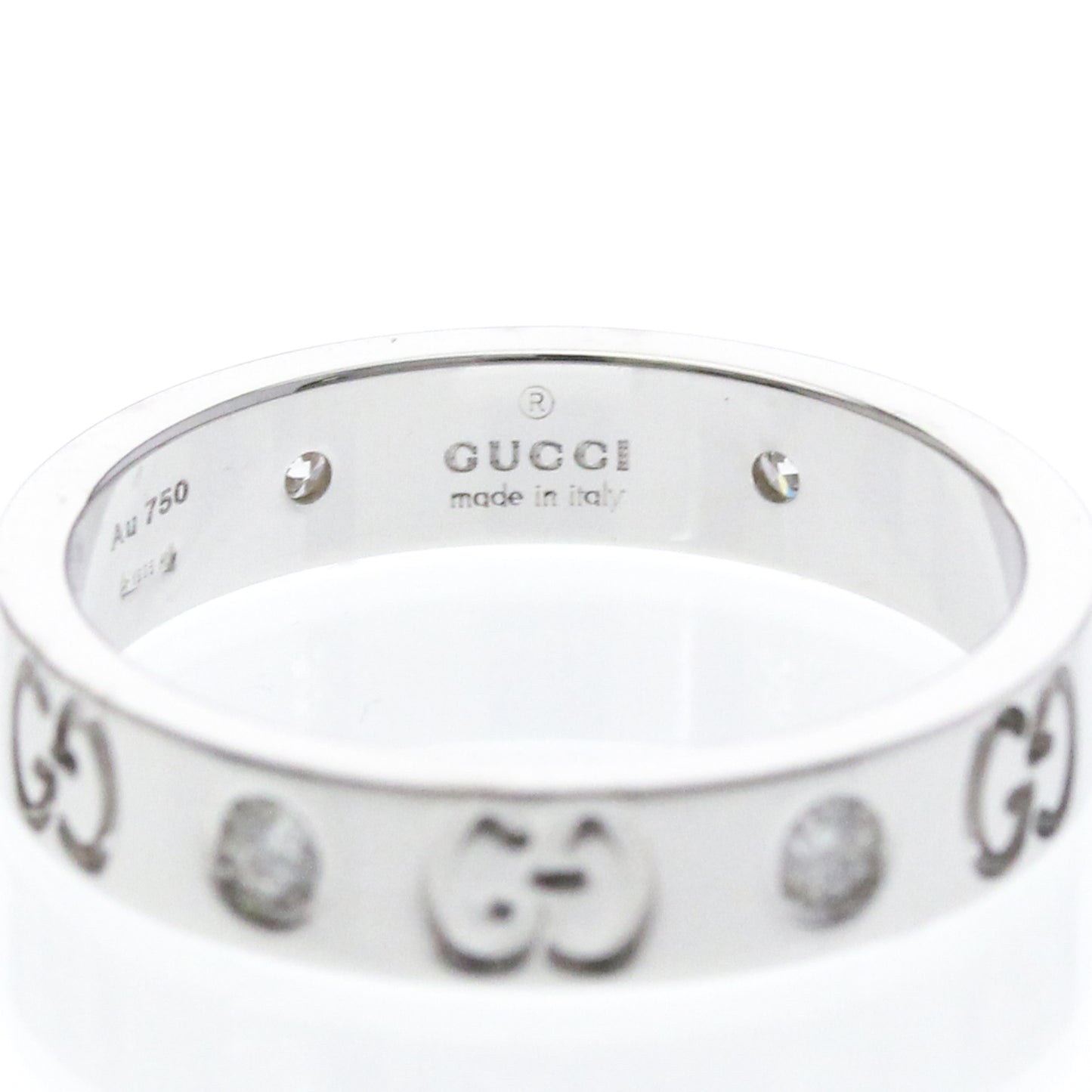 Gucci Icon · Diamond · 18K White Gold