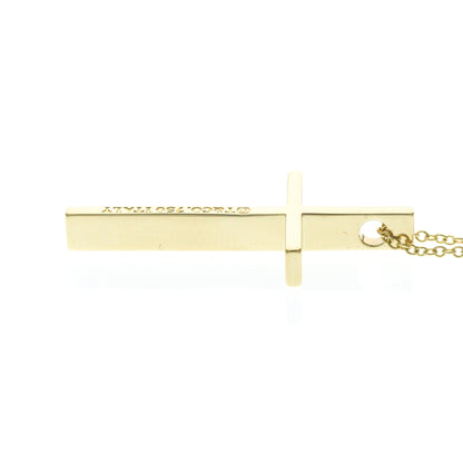 Tiffany Cross · 18K Yellow Gold