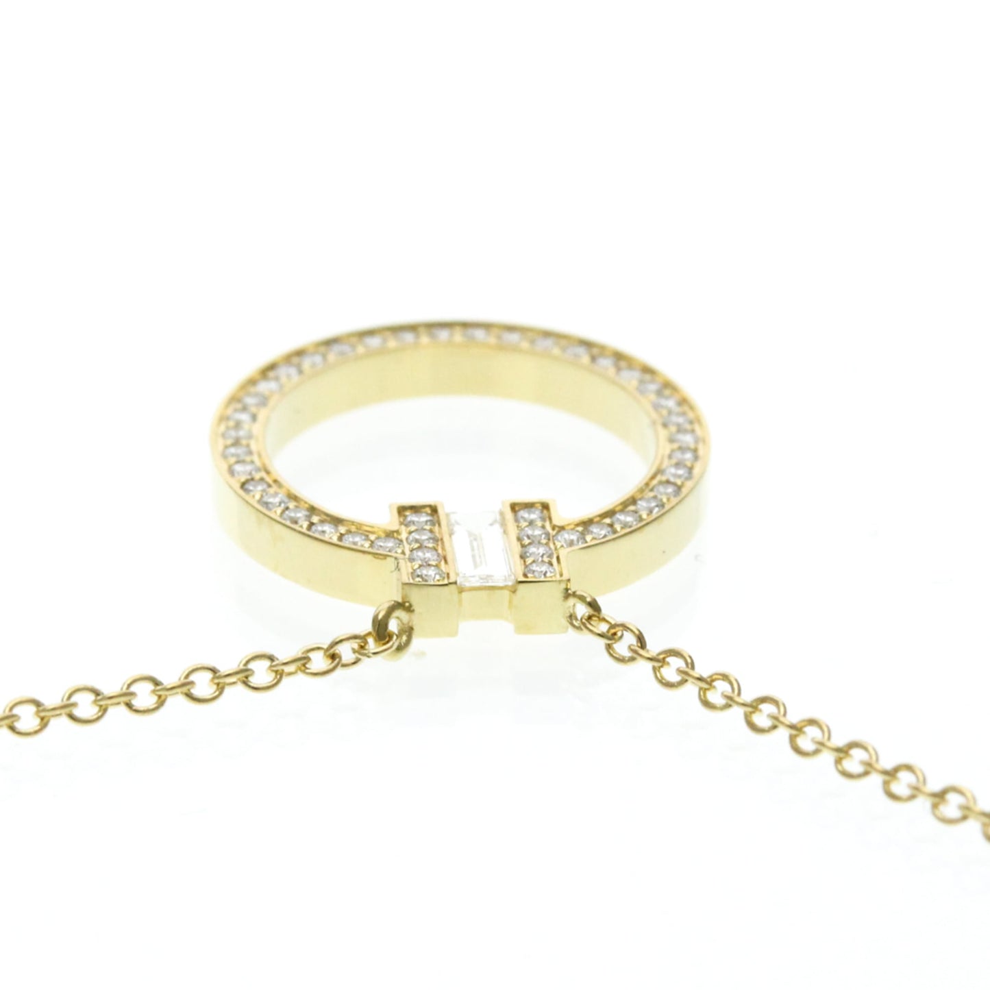 Tiffany T Circle · 18K Yellow Gold · Diamond