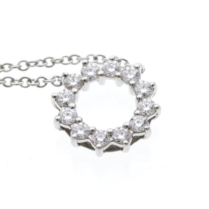 Tiffany Open Circle Mini · Platinum · Diamond
