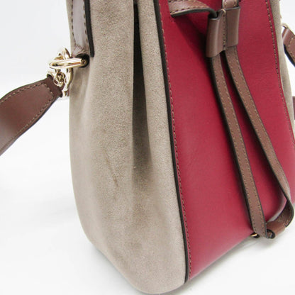 Furla Miastella Mini Bucket · Suede Bordeaux