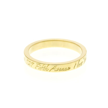Tiffany · 18K Yellow Gold Band Ring