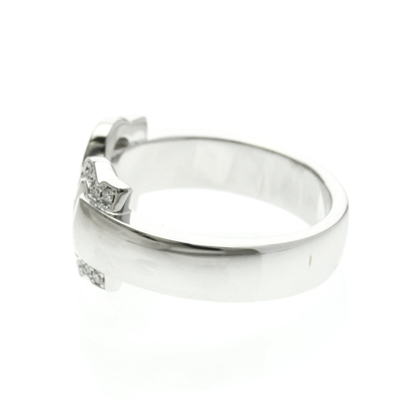 Cartier 2C Boucle · Diamond · 18K White Gold