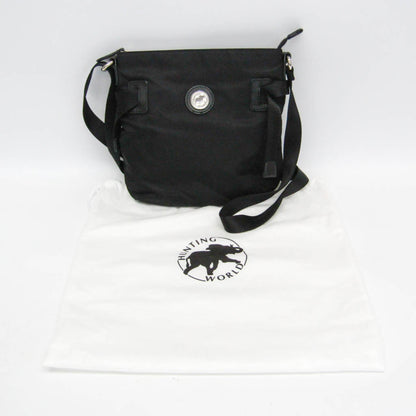 Hunting World · Nylon & Leather Shoulder Bag