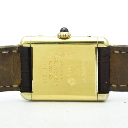 Cartier Must Tank · Vermeil · Manual Wind