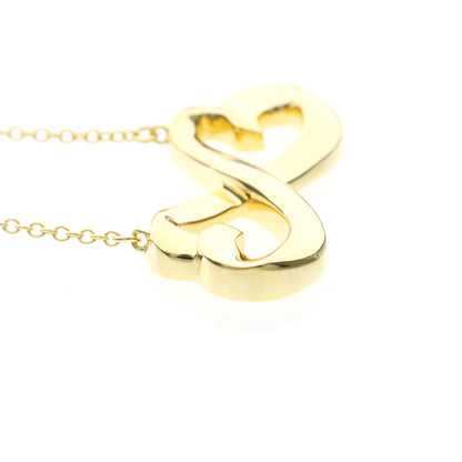 Tiffany Double Loving Heart · 18K Yellow Gold