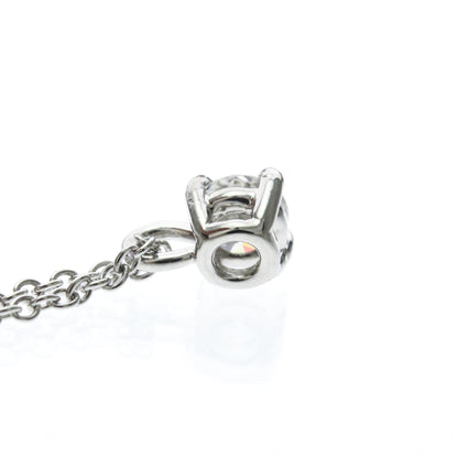 Tiffany Solitaire Diamond · Platinum Necklace