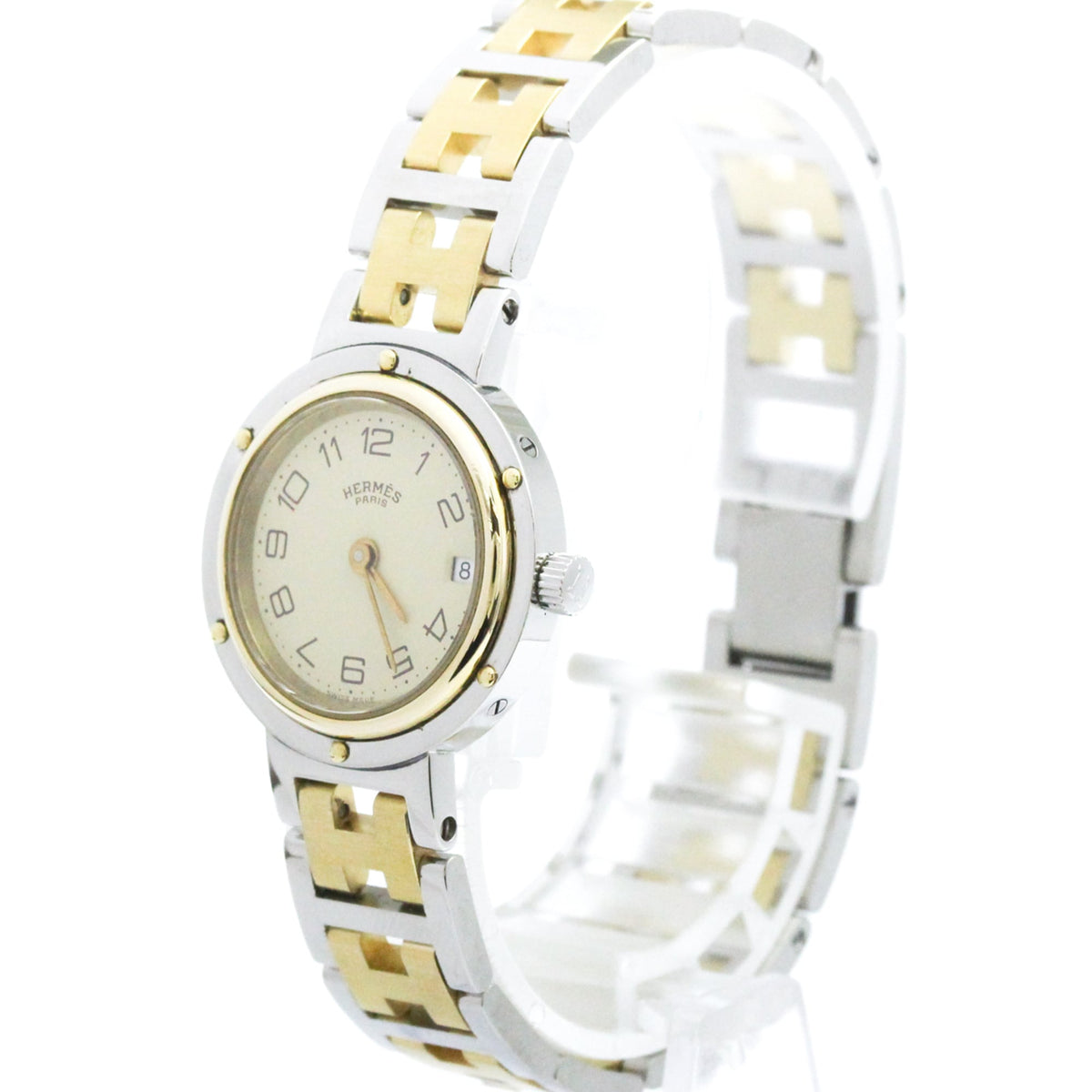 Hermès Clipper · Gold Plated · Quartz