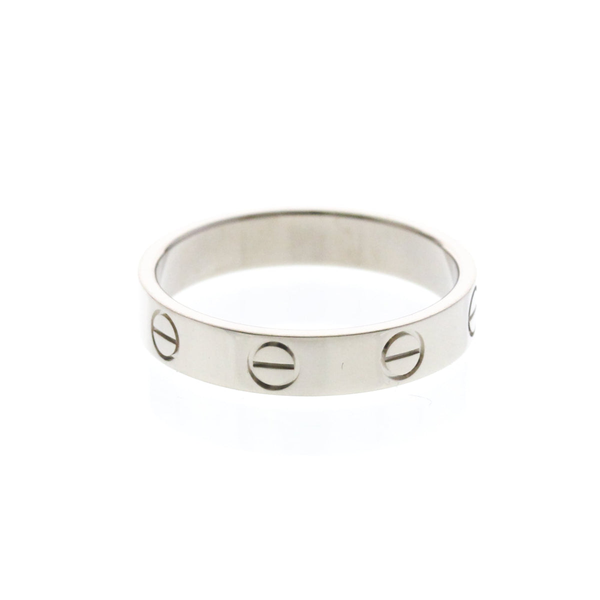 Cartier Mini Love · 18K White Gold · Size 6 (EU 55)