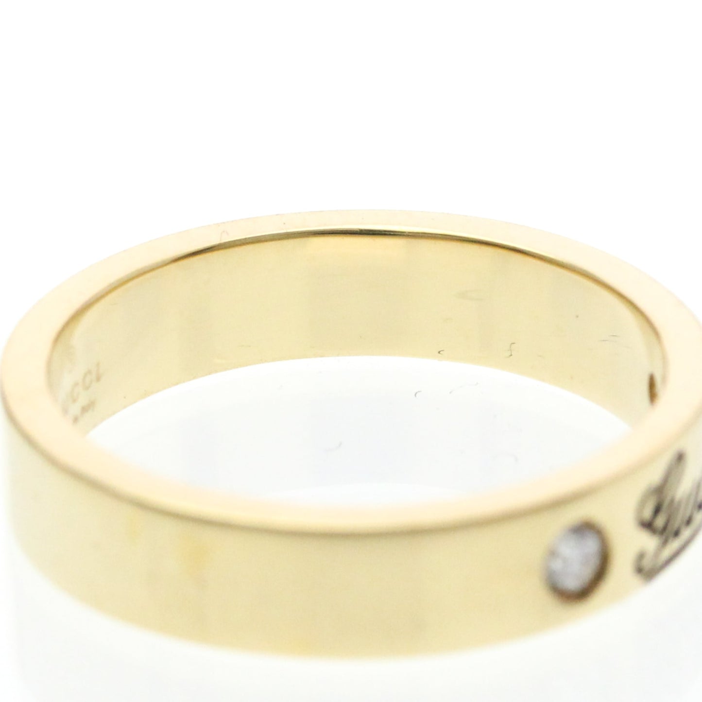 Gucci Icon · Diamond Band · 18K Yellow Gold