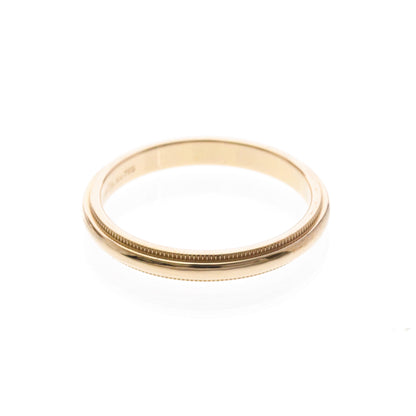 Tiffany Milgrain · 18K Rose Gold